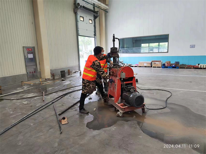 元江厂房地面下沉塌陷注浆加固施工